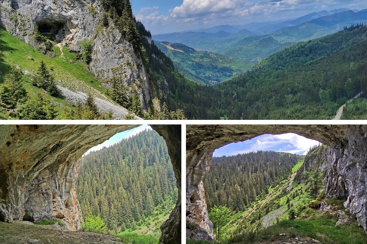 The cave from Piatra Rea, Maramureș district